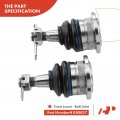 A-premium Set Of 8 Front Upper Lower Ball Joint Inner Outer Tie Rod End Compatible With Toyota Tacoma 2005-2015 Rwd Only