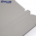 G-plus Gray 2pcs Front Door Armrest Leather Cover Center Console Compatible With Honda Pilot 2009 2010 2011 2012 2013 2014 2015