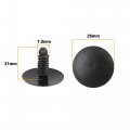 Uxcell 50pcs 7mm Plastic Fastener Rivet Clips Bumper Shield Retainer Auto Body