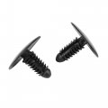 Uxcell 50pcs 7mm Plastic Fastener Rivet Clips Bumper Shield Retainer Auto Body