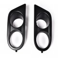 Fog Light Frame For Bmw 3 Series E46 1 Pair Cover Lamp Frames Matte Black 