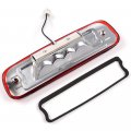 Led 3rd Brake Light For 97-01 Jeep Cherokee Third Stop Lamp Red Lens Chrome Housing