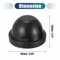 Uxcell 2pcs 80mm Rubber Housing Seal Cap Dustproof Cover For Car Led Install