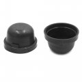 Uxcell 2pcs 80mm Rubber Housing Seal Cap Dustproof Cover For Car Led Install
