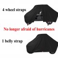 Chikia 4 Seater Utv Cover Heavy Duty20d Waterproof Zipper Easy Install Compatible With Cfmoto Uforce 1000 Xl Polaris Ranger