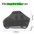 Chikia 4 Seater Utv Cover Heavy Duty20d Waterproof Zipper Easy Install Compatible With Cfmoto Uforce 1000 Xl Polaris Ranger