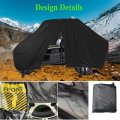 Chikia 4 Seater Utv Cover Heavy Duty20d Waterproof Zipper Easy Install Compatible With Cfmoto Uforce 1000 Xl Polaris Ranger