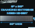Ccg 6 X36 Diamond Extreme Grill Mesh Sheet Silver