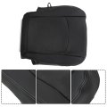 Front Passenger Side Bottom Seat Cover Replacement For 2013-2018 Ram 1500 2500 3500 Black Artificial Leather Custom Fit Right