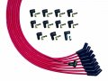 Moroso 52010 Ultra Series Universal V8 Red Spark Plug Wires 135 Degree Ends Non Hei Distributor 