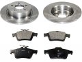 Rear Ceramic Brake Pads And Rotor Kit Compatible With 2013-2016 Ford Escape 