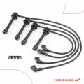 A-premium Ignition Spark Plug Wires Set Of 4 Compatible With Nissan Frontier 1998-2004 Xterra 2000-2004 L4 2 4l Dohc