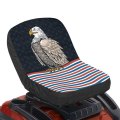 Fuialdolg Universal Tractor Seat Cover American Flag Cushion Pad Fit For Skid Loader Backhoe