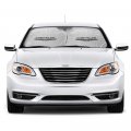 Ipick Image For Chrysler Logo Universal Fit Dual Panels 2 Of 28 W X 24 L Easy Folding Windshield Sun Shade