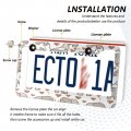 Kigai 2pcs License Plate Frames Cute Elephant Universal Aluminum Holder Cover Rust-proof Car Tag Frame With Screw Caps