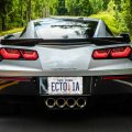 Kigai 2pcs License Plate Frames Cute Elephant Universal Aluminum Holder Cover Rust-proof Car Tag Frame With Screw Caps