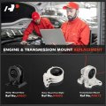 A-premium 3pcs Engine Motor Mount And Transmission Kit Compatible With Chrysler Sebring 2001-2005 Mitsubishi Eclipse 2000-2005