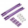 Uxcell Luggage Handle 220mm Long Strap Grip Replacement For Suitcase Case Purple 2pcs