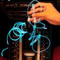 3m Auto Car Interior Door Centre Console Led Decorative Ice Blue Atmosphere Wire Strip Light Lamp Accessories