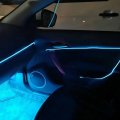 3m Auto Car Interior Door Centre Console Led Decorative Ice Blue Atmosphere Wire Strip Light Lamp Accessories