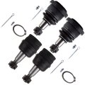 Front Suspension Set Of 4 Lower Ball Joint Upper Fit 1997-1999 For Dodge Ram 1500 