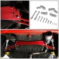 Compatible With Honda Civic Del Sol Acura Integra Aluminum Rear Suspension Subframe Brace Black Eg Eh Ej
