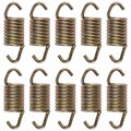 Caltric 10x Exhaust Muffler Tube Pipe Spring Compatible With Polaris