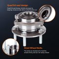 Ocpty 1pc New Premium 513266 Front Wheel Bearing And Hub Assembly Fit For 5-lug W O Abs 2007-2015 Hyundai Santa Fe 2007-2012