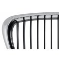 Passenger Side Grille For Bmw 525i 530i 2001 2002 2003 Chrome And Black Abs Plastic Bm1200139 51137005838 