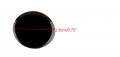 Beler 4pcs Universal Black Car Exterior Door Lock Keyhole Protector Stickers Trim