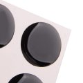 Beler 4pcs Universal Black Car Exterior Door Lock Keyhole Protector Stickers Trim