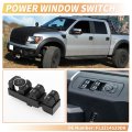 Front Left Driver Side Power Window Switch Control No Fl3z14529da For Ford Edge Expedition F-150 Black