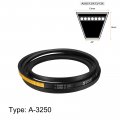 Uxcell A3250 V-belts 3250mm Inner Girth 13mm Top Width 8mm Thickness A-section Rubber Drive Transmission Belt