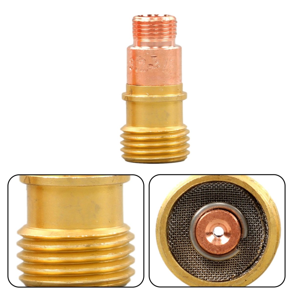 Tig Welding Accessories 36 Piece Set For Wp-17 Wp-18 Wp-26 Copper Equipment With Gas Lens System And Splash Resistant Nozzles