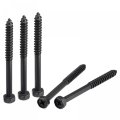 Hex Lag Screws 5 16 X 3-1 2 Carbon Steel Phillips Head Half Thread Self-tapping Bolts For Deck Building Or Joining Lumber 10pcs 