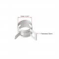 Uxcell Spring Band Type Clamp 13mm Inner Dia Fit 13 5-14 2mm Od Hose Fuel Line Silicone Tube Clips Silver Manganese Steel 10pcs