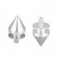 4 Set Umbrella Type Universal Bumper Quick Release Front Rear Fasteners Silver Tone 