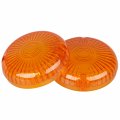 Xmmt Plastic Amber Turn Signal Lens Indicators Cover For Y-amaha V-star V-max Virago 250 750 1100 Road Royal Star 2pcs