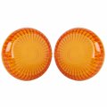 Xmmt Plastic Amber Turn Signal Lens Indicators Cover For Y-amaha V-star V-max Virago 250 750 1100 Road Royal Star 2pcs