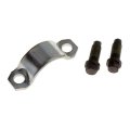 U Joint Strap For Dodge D150 D250 D350 1990 1991 19 1993 Alloy Steel 2 Bolts 2 12 In Length And 0 64 Width 