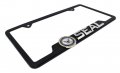 Navy Seal 3d Black Metal Cutout License Plate Frame