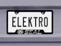 Navy Seal 3d Black Metal Cutout License Plate Frame