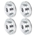 4pcs Timing Belt Pulley Aluminum Idler Xl 40 Teeth 9 16 In 15mm Bore For 10mm Width Belts 3d Printers Cnc Machines And Industry 