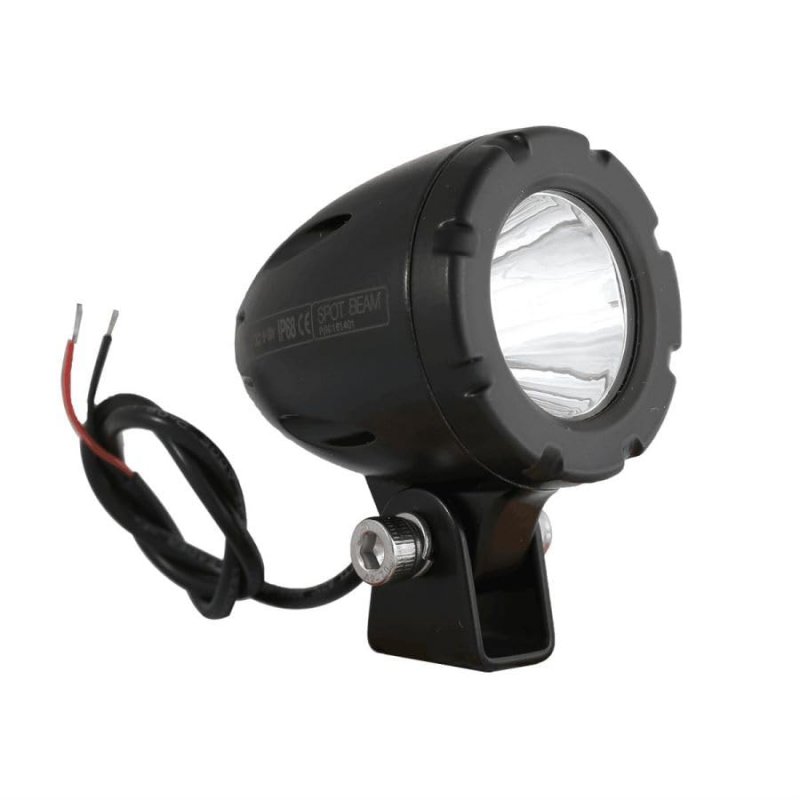Super Bright Offroad 2 Round Led Fog Light Pods For Motorcycle 6000k Cool-white Long Range Spot Beam Rugged Die-cast Aluminum