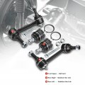 A-premium Set Of 4 Front Upper Ball Joint Rear Sway Bar Link Compatible With Chevy Trailblazer 02-09 Ssr 03-06 Gmc Envoy Buick