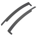 Cowl Vent Grille W Lower Windshield Trim Moldings For 1983-1993 Ford Mustang Wiper And Molding Abs Plastic Black 