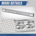 Auto Dynasty Rear High Mount Chrome Housing Led Third 3rd Brake Light Lamp Compatible With Toyota Rav4 Xa40 13-18 Lexus Gx460