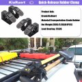 Kiaruert Quick-release Rubber Clamp Rubber Mount Clamps From 1 1-1 2 In Diameter Tools Used By Vehicle On Off-road Vehicles