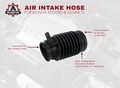 Air Intake Hose For Honda Accord V6 2003-2007 And Acura Tl 2004-2006 Replaces 17228-rca-a00 696-001 
