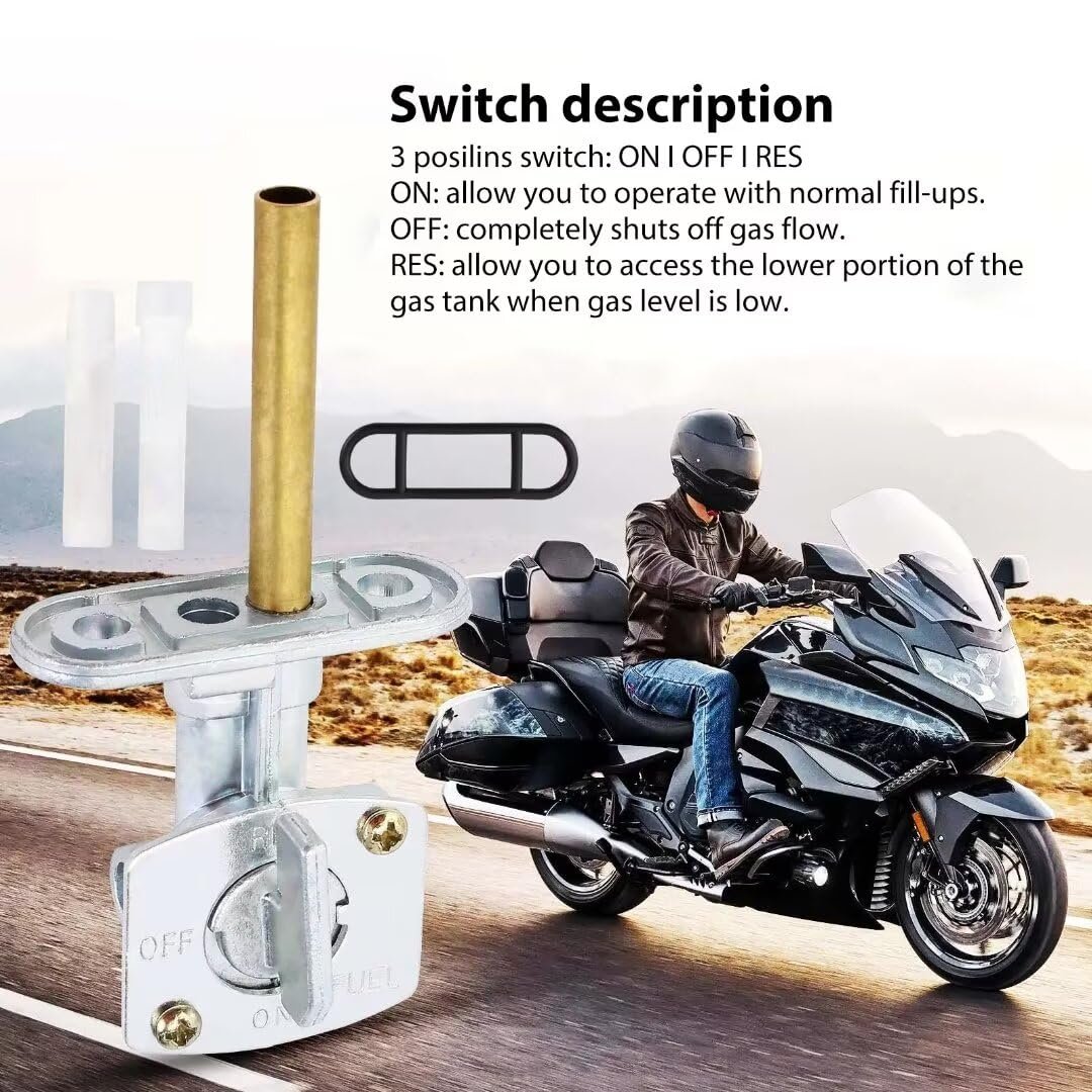 Fuel Tank Petcock Switch Valve Replacement For Yamaha Tw200 Trailway Raptor Grizzly Kodiak Ttr Wr Xt Banshee Polaris Predator